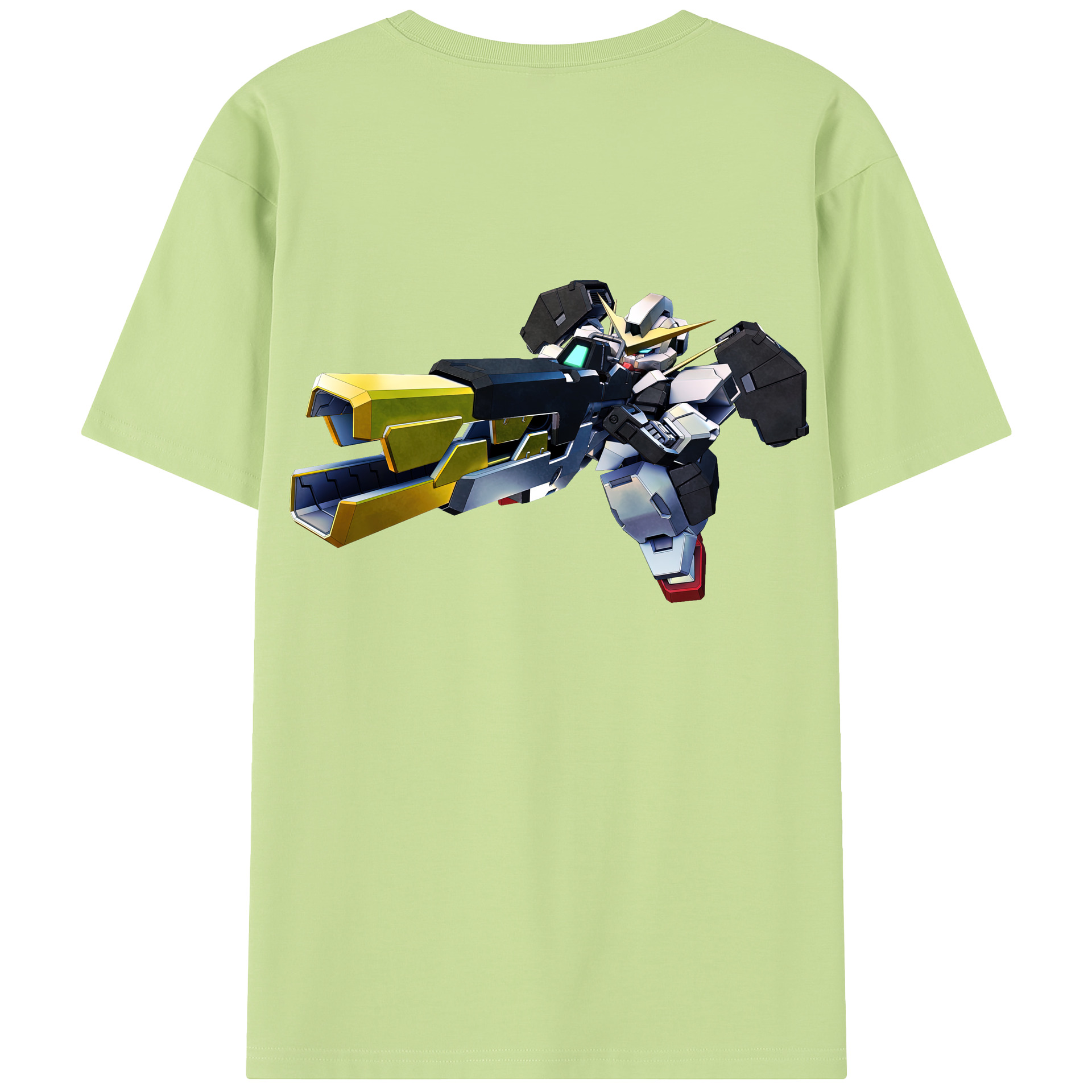 （画像用） 機動戦士ガンダム Mobile Suit Gundam 綿100％半袖Tシャツ（背面プリント）
